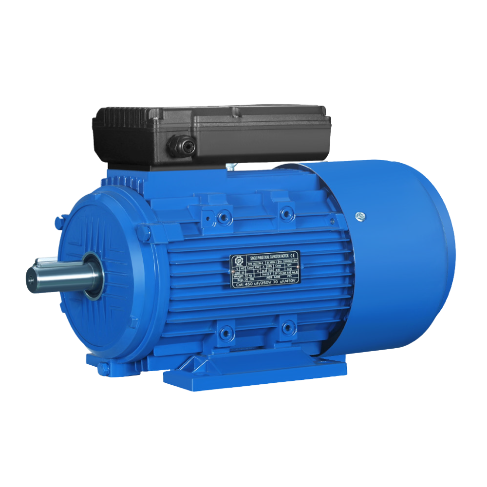 Moteur monophasé à double condensateur série ML avec corps en aluminium